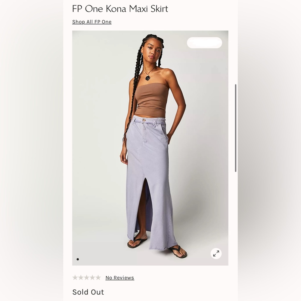 *NWT* FREE PEOPLE ONE KONA MAXI SKIRT - Picture 4 of 5